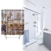 Waterproof Peva Bathroom Curtain Animal Design Long Giraffe Zebra For Living Space