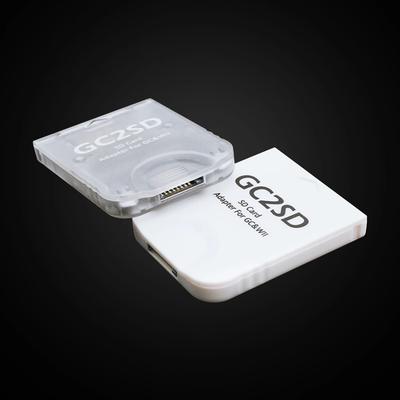 Адаптер слота для карты памяти GC2SD для Micro SD, легкий Plug and Play для игровых консолей GameCube Wii, адаптер для чтения SD-карт