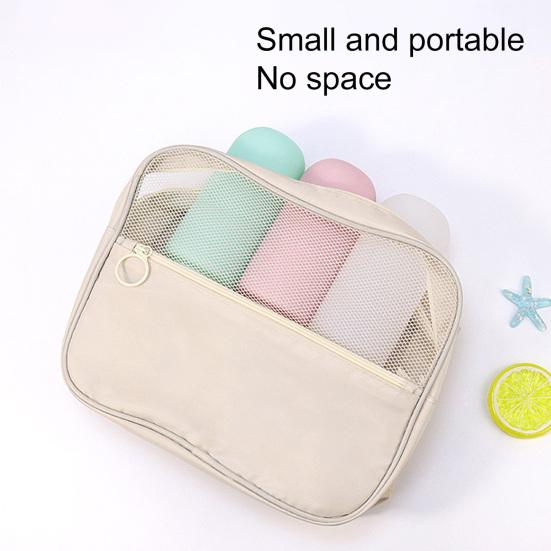 Yousheng 200ml Dispensing Bottle Large Capacity Good Sealing Leak-proof Portable Silicone Travel Shampoo Body Wash Refillable Bottle Woman Supply