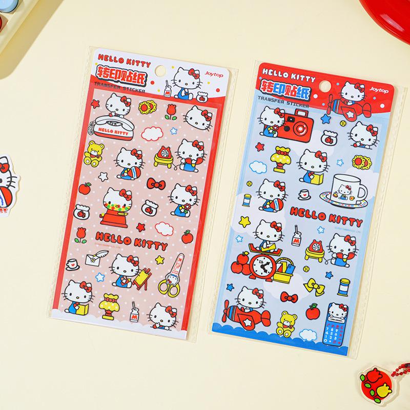 Самоклеящиеся мультяшные наклейки Hello Kitty для детей – Милые декоративные наклейки Guka