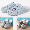 Unisex Printing Scrub Shoes Light Weight Nurse Clogs Non Slip Medical Slippers