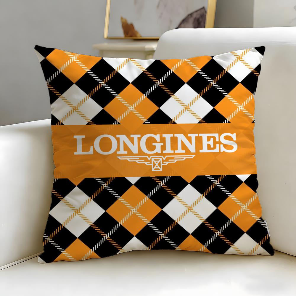 Классический бренд роскошных часов Longines Чехол-подушка Мягкий Легко стирающийся Наволочка Универсальный для Дивана Кровати Путешествий и Офиса