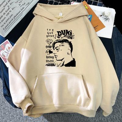 Тяжелая ментальная уличная одежда Duki From The End of The World Hoodies Рэпер Хип-хоп Мода Длинные рукава с капюшоном Пуловеры Мужчины