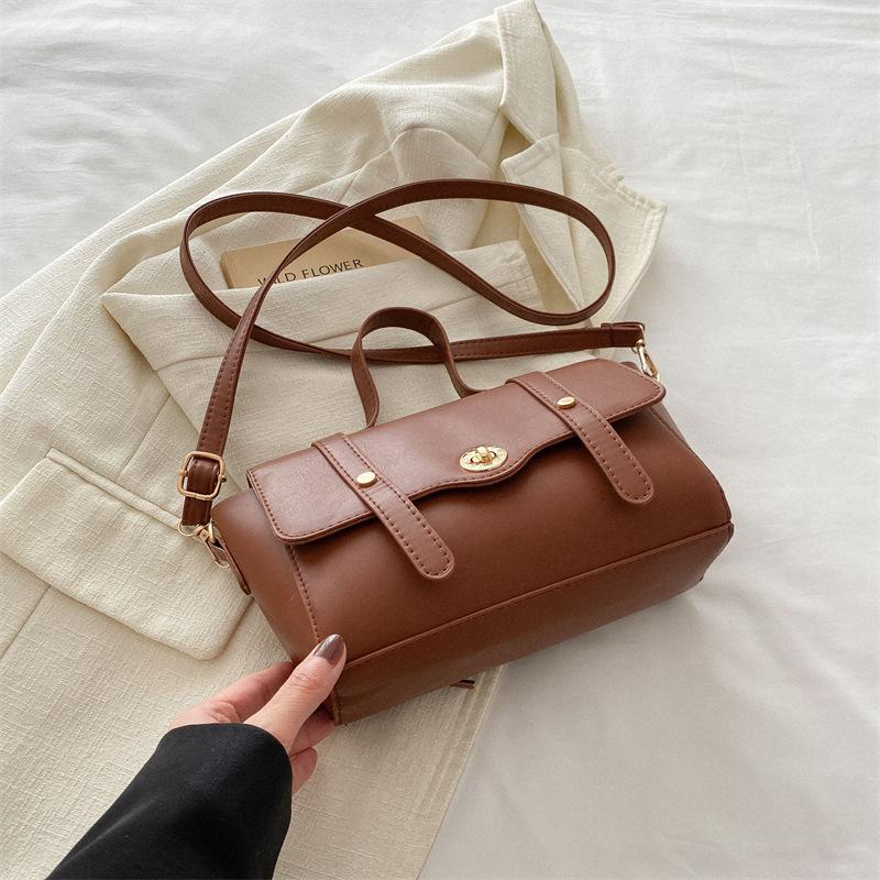 Весенняя новая стильная модная простая сумка для поездок на работу модная сумка через плечо через плечо женская простая ретро-сумка для женщин