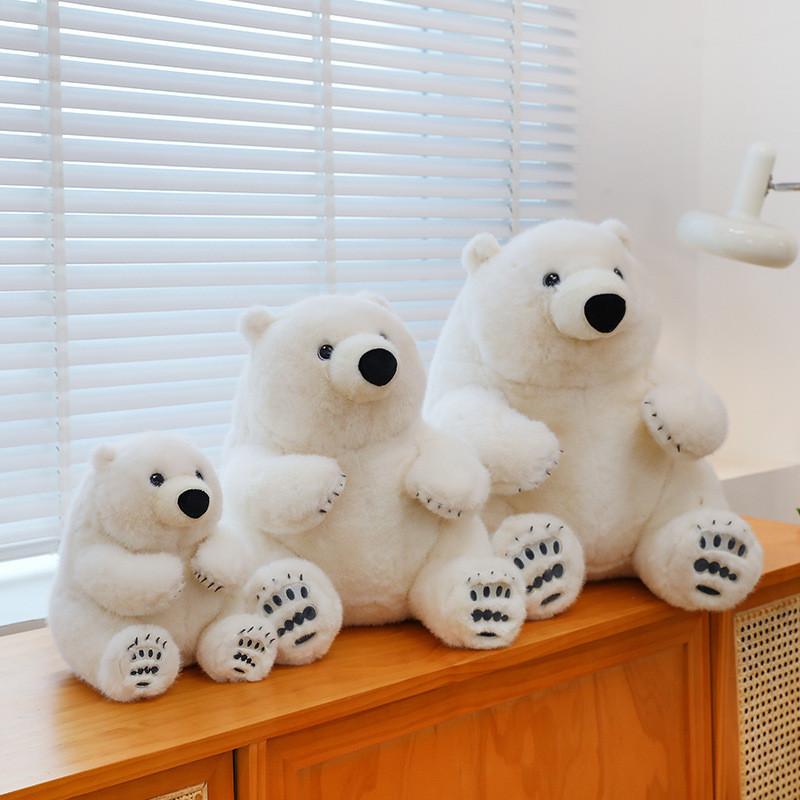 Bear Plush Polar Toy Children Birthday Festival Aquarium Gift Doll Cotton Pp