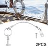 2 шт. быстросъемных штифта, безопасные крепления для тента Bimini Top, тяговые кольца для лодки