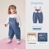 Джинсовый комбинезон для девочек JELLYBABY 7A Антибактериальный