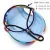 Adjustable Puppy Supply Summer TAILUP Dog Sun Hat Baseball Cap Cotton Canvas Pet