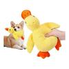 Игрушка-утка, Жевательная утка, Мягкая игрушка, Издает звук, Снимает стресс, Помогает при недостатке движения, Чистка зубов, Прочная, Для маленьких/средних/больших собак,
