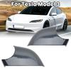 Нижняя крышка зеркала заднего вида Для Tesla Model 3 2018- Матово-черный Нижний держатель бокового зеркала Базовый корпус Автомобильные аксессуары