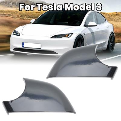 Нижняя крышка зеркала заднего вида Для Tesla Model 3 2018- Матово-черный Нижний держатель бокового зеркала Базовый корпус Автомобильные аксессуары