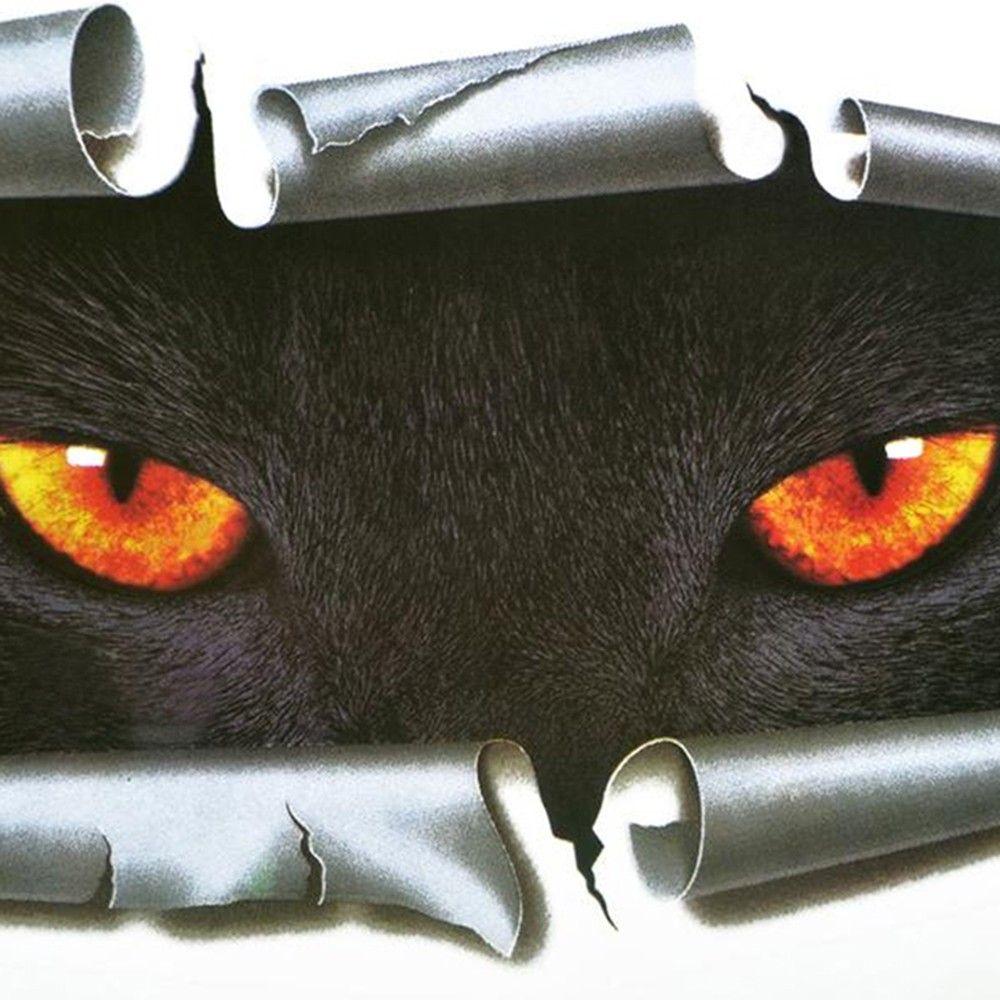 3D Waterproof Cars Funny Whole Styling Cat Eye Sticker Car Sticker Peeking Auto Accessories