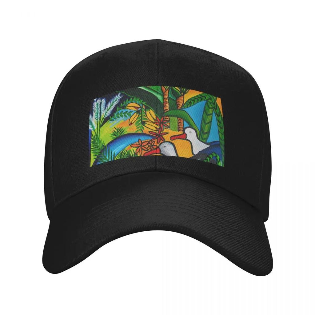 Native New Zealand in its vibrant glory Baseball Cap sun hat Christmas Hat Unisex Womens