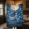 Forest Bride Plush Blanket Soft Comfortable All Seasons Perfect Gift Couch Office Nap Outdoor Travel Blanket