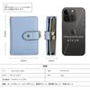 Серия кошельков с RFID-застежкой из полнозернистой кожи и поверхностью [Контакты] Контакты Женский, многослойная функция, шарнир, застежка, двойная складка.