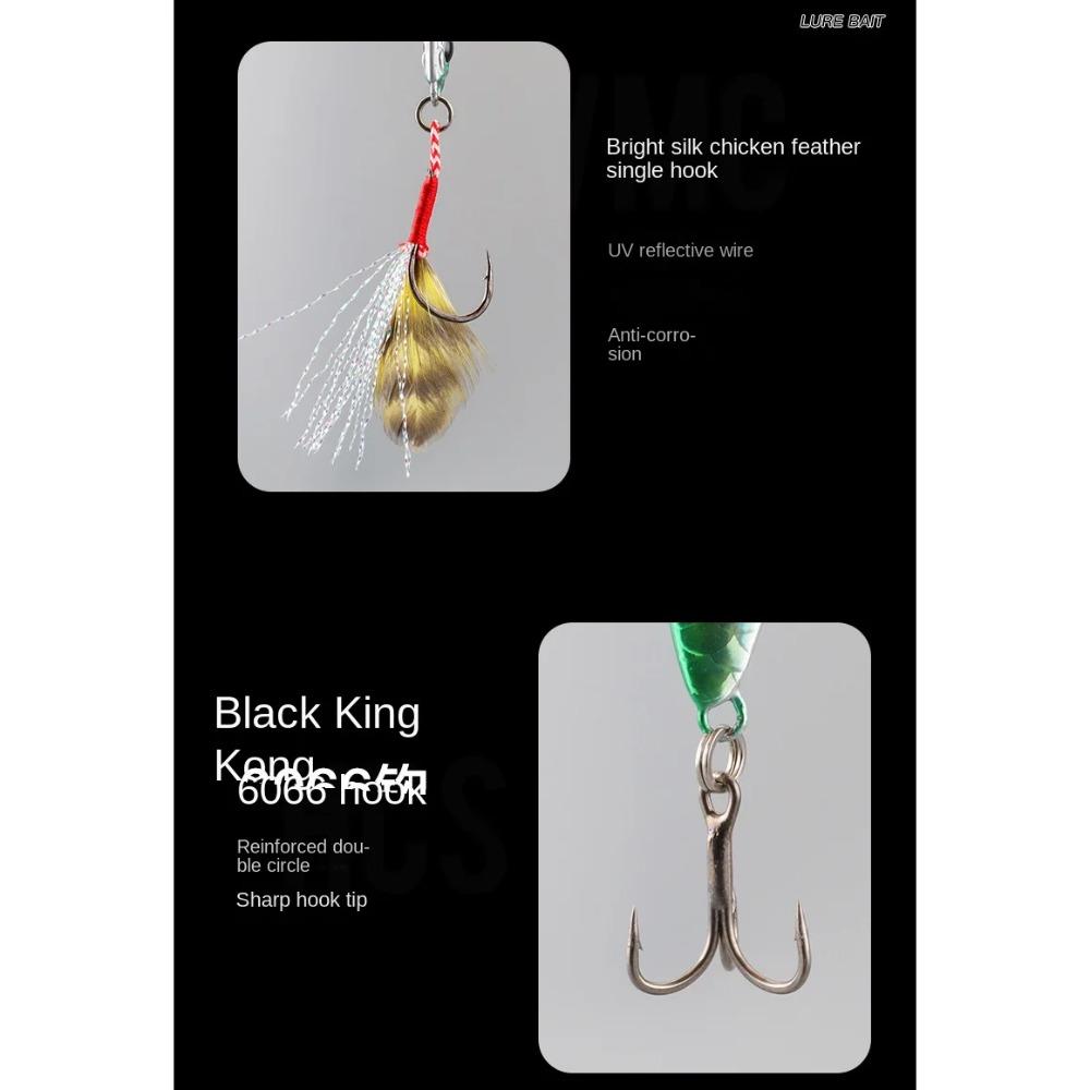 Железные плавающие воблеры Красный Зеленый Дальнобойная приманка Уличные крэнки Рыбалка