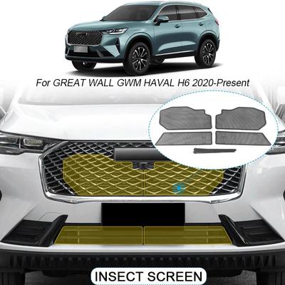 Автомобильный защитный чехол для воздухозаборника от насекомых, вставка для вентиляционного отверстия, гоночный гриль, сетчатый фильтр, аксессуар для Great Wall GWM HAVAL H6 2020-2025