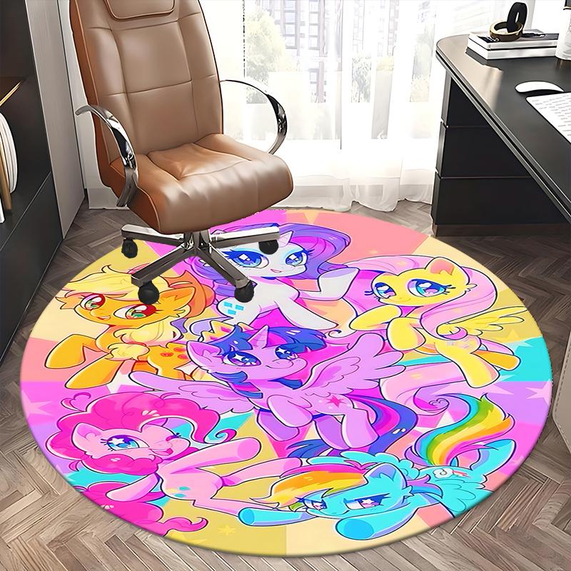 Разноцветный круглый коврик для стула My Little Pony - Декор для дома