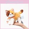 Adorable Bow Standing Cat Plush Toy For Children Birthday Present And Collection