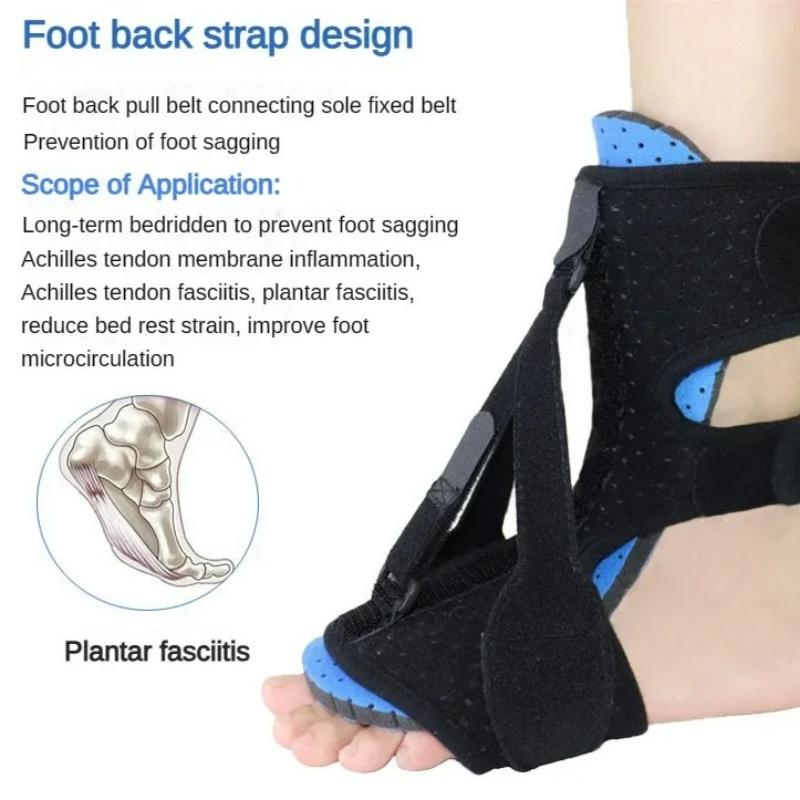 Регулируемая ночная шина для подошвенного фасциита, облегчение боли, мягкая опора для ног, растяжитель ахиллова сухожилия, ночной ботинок
