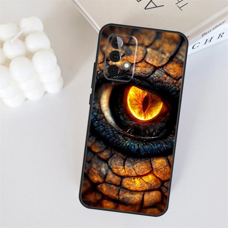 Готический чехол 'Глаз Дракона' для Samsung Galaxy A55 A35 A15 A36 A56 A26 A16 A22 A32 A52 A54 A34 A53 A33 A13 A06 A05