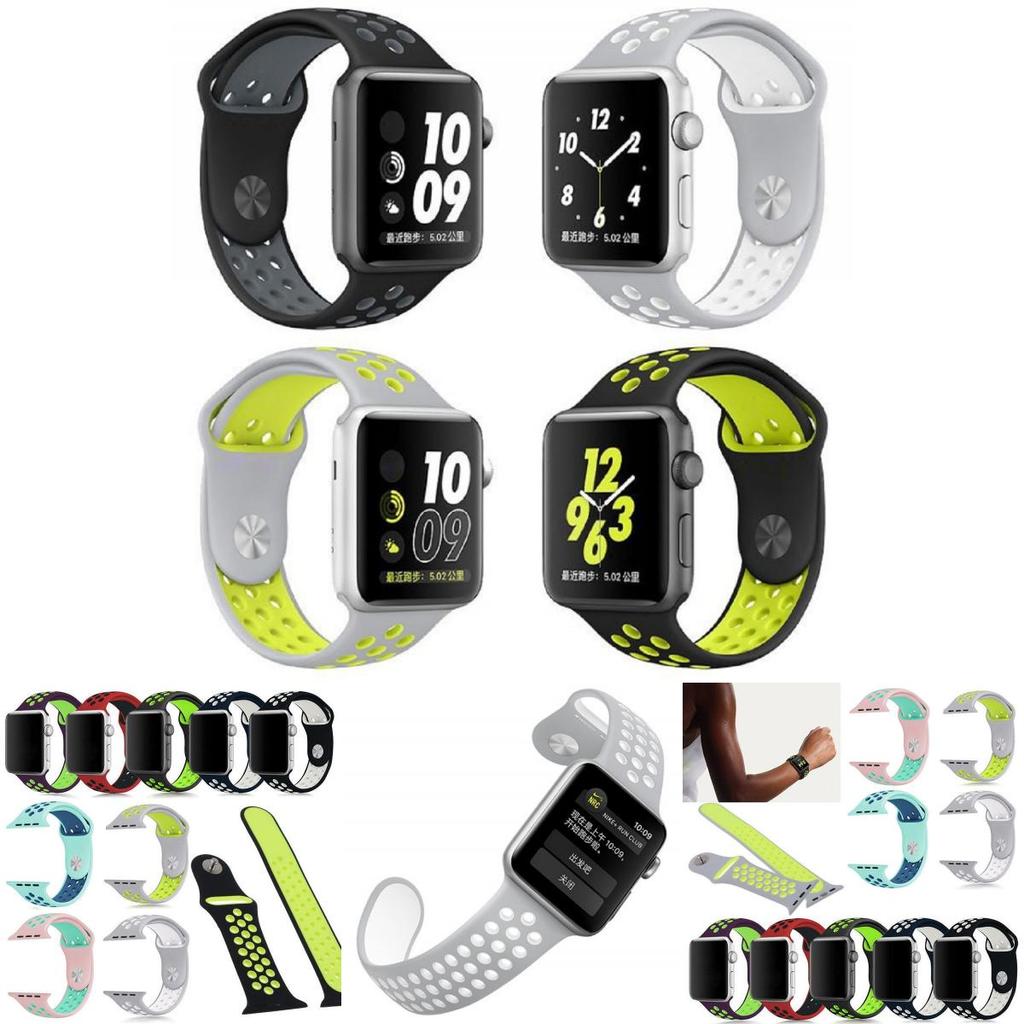 Premium Silicone Apple Watch Band Comfortable Sporty Design For Iwatch Series