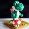 Non-Toxic Micro Building Blocks Toys Cartoon Mini Figures Yoshi Mario Diy Small Particle Blocks Game Kids Gifts