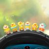 Cartoon Little Yellow Duck Model Car Center Console Decoration Cute Car Ornaments Auto Interior Dashboard Decoration Accessories