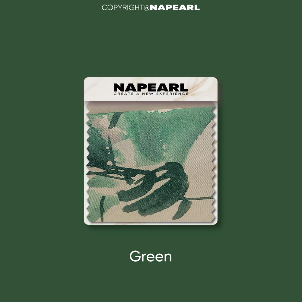 1PC NAPEARL 70-80% Light Blocking Pastoral Style Green Plant Printed Blackout Curtain For Bedroom Living Room Home Decor