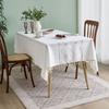Tablecloth, Thanksgiving Decoration, Bohemian American Style Beige Hollow Crochet Splicing Table Flag, Restaurant Table Cloth, Gift, Home Decoration