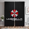 Umbrella Shades Elegant Room Curtains for Living Room Halloween Decoration Blackout Curtain Partition Home Interior Curtains