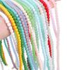 95Pcs Crystal Glass Beads Solid Loose Spacer Beads for DIY Necklace Bracelet Jewelry Making