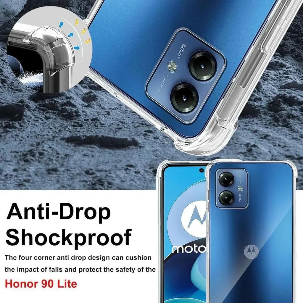 Transparent Shockproof Case for Motorola Moto G75 G85 G35 G55 5G G05 G15 E15 Protective Clear Cover Shell Fundas Coque