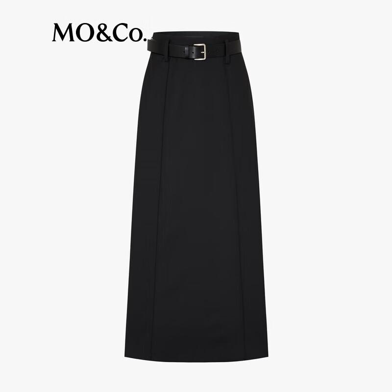 МО&Ко. Макси-юбка с высокой талией и разрезом, серия C+, с поясом