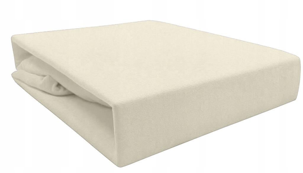 Jersey Cotton Fitted Sheet 90X200 Cream