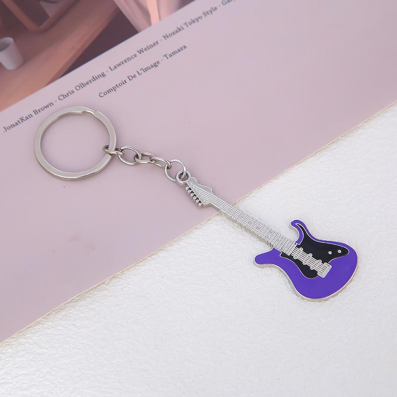 Mini Electric Guitar Pendant Keychain - Cross-Border Event Gift