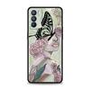 Чехол для телефона Paris Art blue Girl Flower для Oppo Find X5 A54 A53 A52 A9 2020 A15 A95 A16 A76 A74 A12 Reno7 SE Reno6 Pro 5G