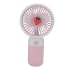 Handheld Fan Cartoon Strawberry Look USB Charging Portable Rechargeable Fan Portable with Lanyard Fo