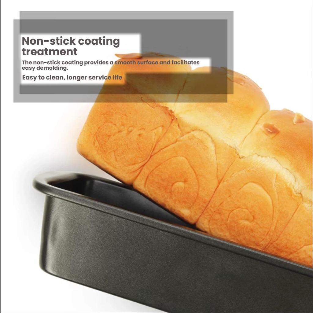 Black Non-stick Loaf Pan for Baking Bread Mold and Cake Mold at Home