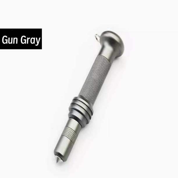 Многофункциональный автомобильный стеклобой, Металлический автомобильный эвакуатор с пружинным нажатием, Мини-мода, Один инструмент с автомобилем, Безопасный спутник