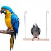 Natural Wooden For Bird Cage Bird  Supplies Swing Parrots Swing Toy Hammock Birds Perch Bird Stand