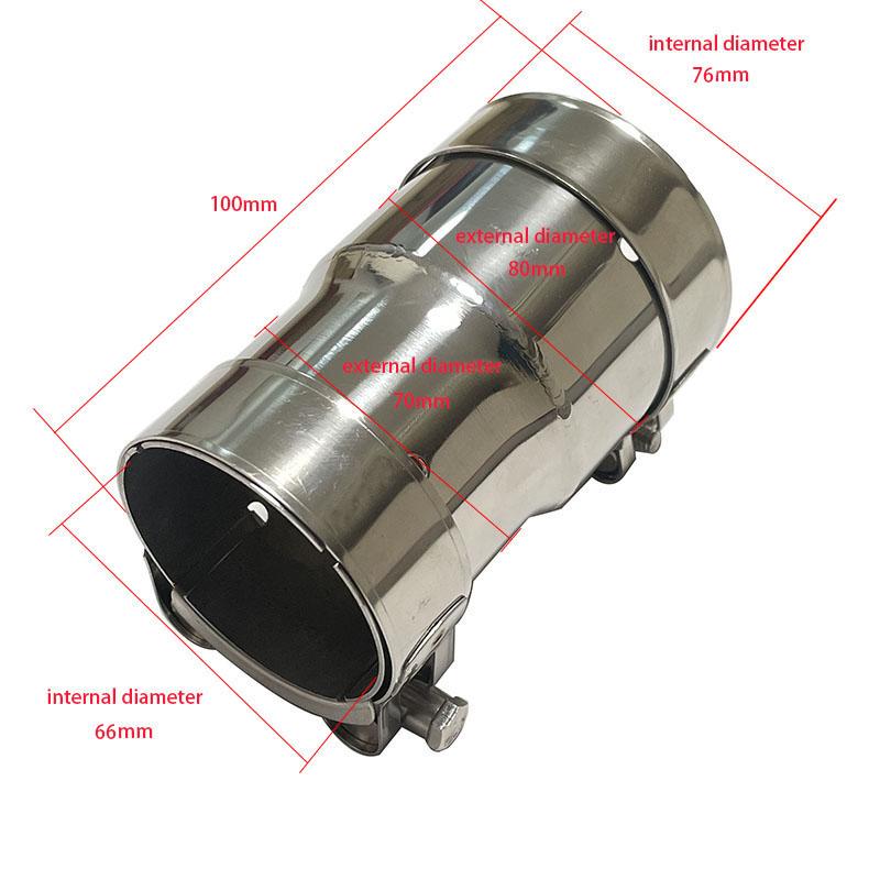 1 Car Parts Exhaust Pipe 304 Stainless Steel Pipe Reducer Size General Muffler