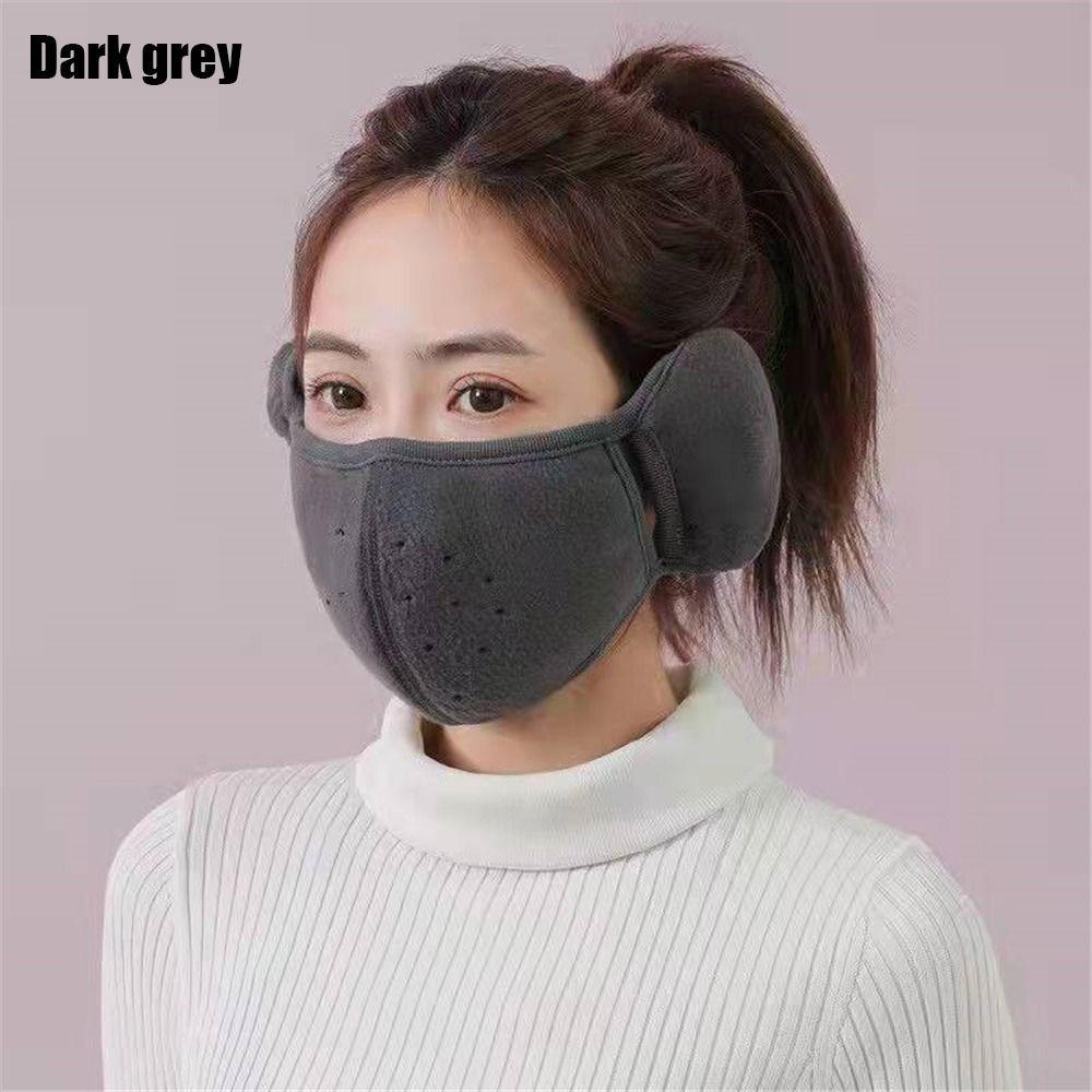 Winter Earlap Breathable Warm Masks Ear Warmer Cold-proof Earmuffs Fleece Mouth Cover