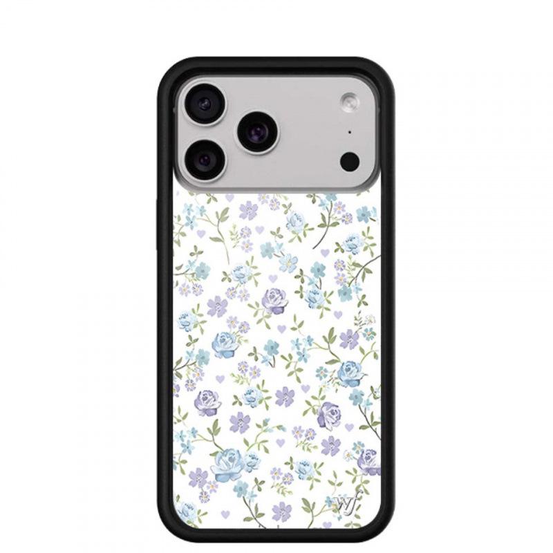 Защитный чехол WildFlow Синий Деним для iPhone 17/16 Pro Max/15 Plus