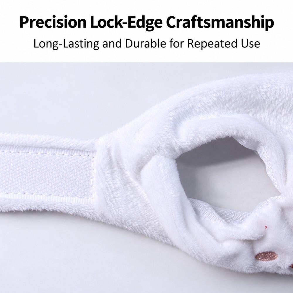 Adjustable Strap Cat Costume Hat Plush Fabric Snowman Pet Cap Festival Dress Up