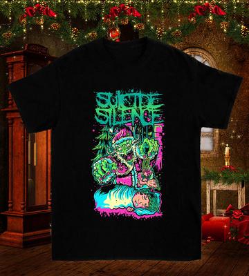 Suicide Silence Санта футболка Топы Футболка Полный размер S-4XL