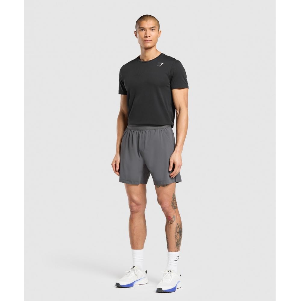 Gymshark Шорты Studio 6 Графитовый серый A1a4h Gb7j