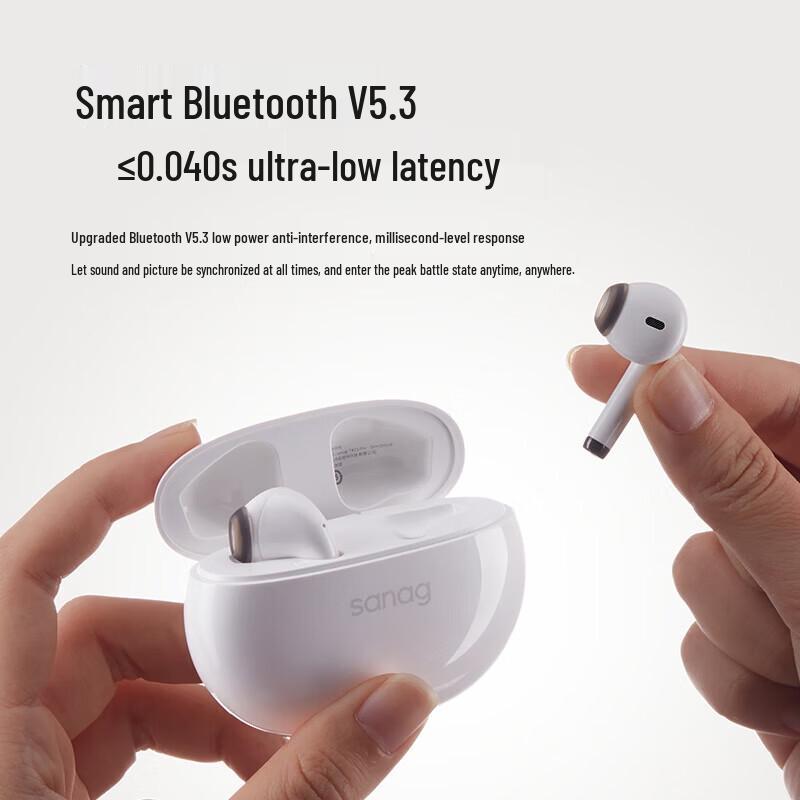Полностью беспроводные Bluetooth-наушники SANAG T81S Pro с MP3-плеером и диктофоном