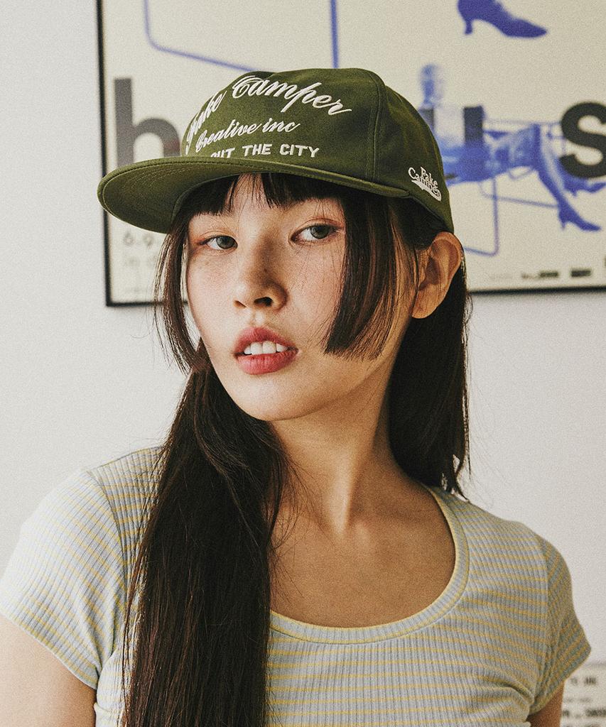 ФЕЙК CAMPER Script Camper Script Буквы Snapback [Хаки]