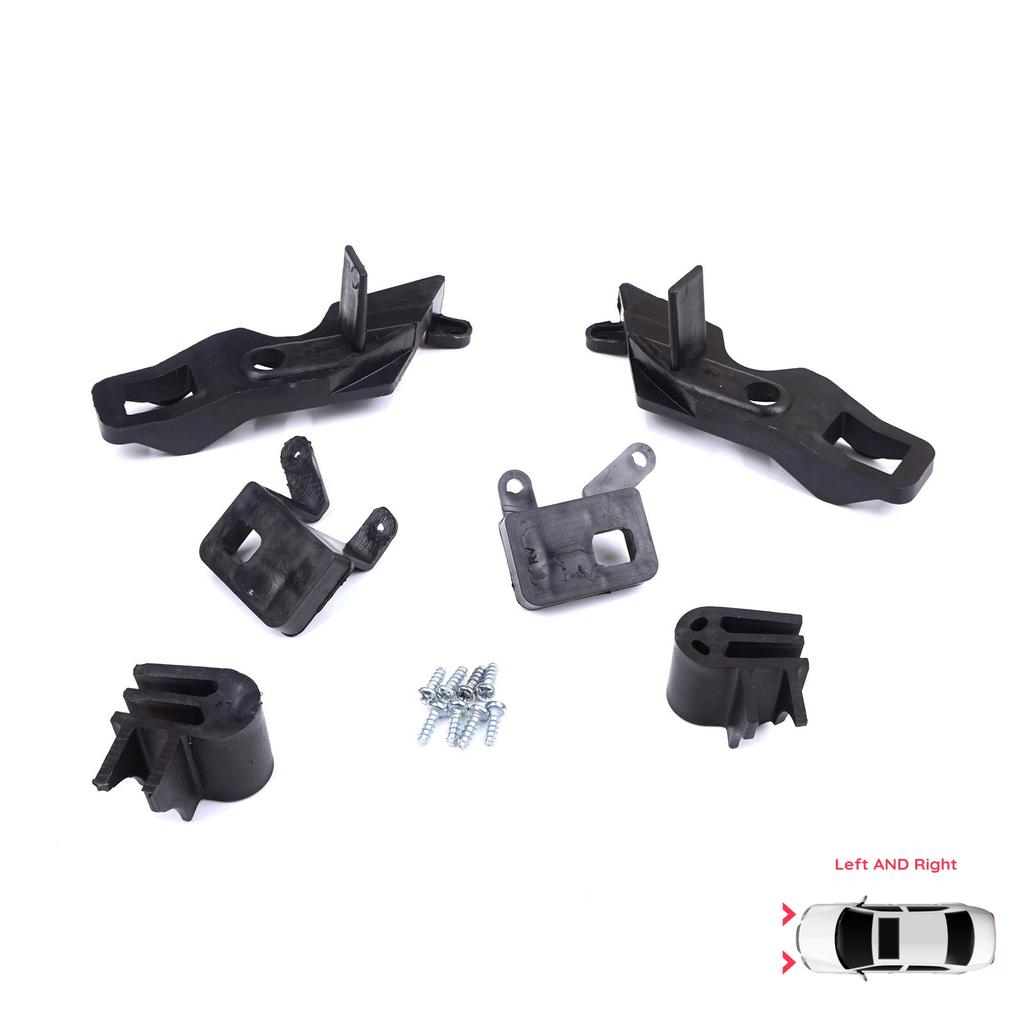 EHL582 Комплект кронштейнов для крепления фары, левая и правая сторона для Citroen C Elysee DD 2017-2024﻿ Facelift 9817298480
